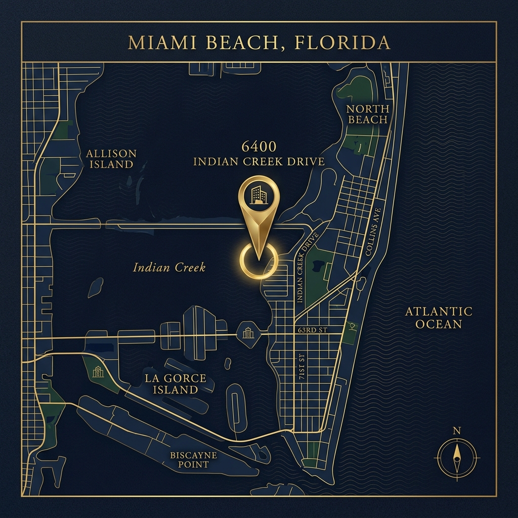 Aura Location Map - 6400 Indian Creek Drive